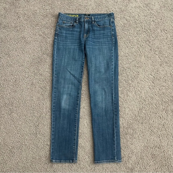 J.Crew Factory Stretch Toothpick Slim Denim Jeans Womens Size 28 - Picture 1 of 12